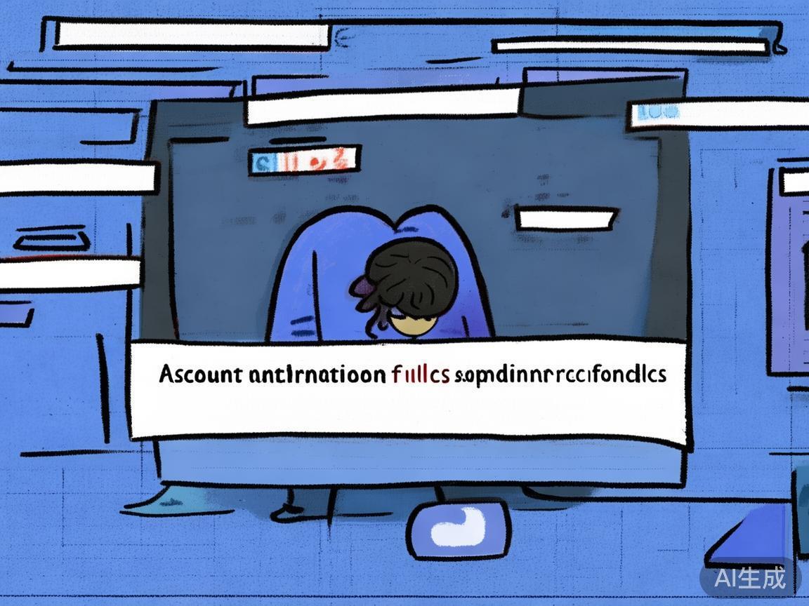 账户信息填写错误
输入的用户名或密码错误也会导致